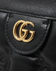 Gucci Leather GG Matelasse Shoulder Bag Size S