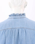 Ba&Sh 'Louise' Denim Blouse Size 1