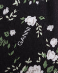 Ganni Floral Tie Front Wrap Dress Size 38 | AU 10