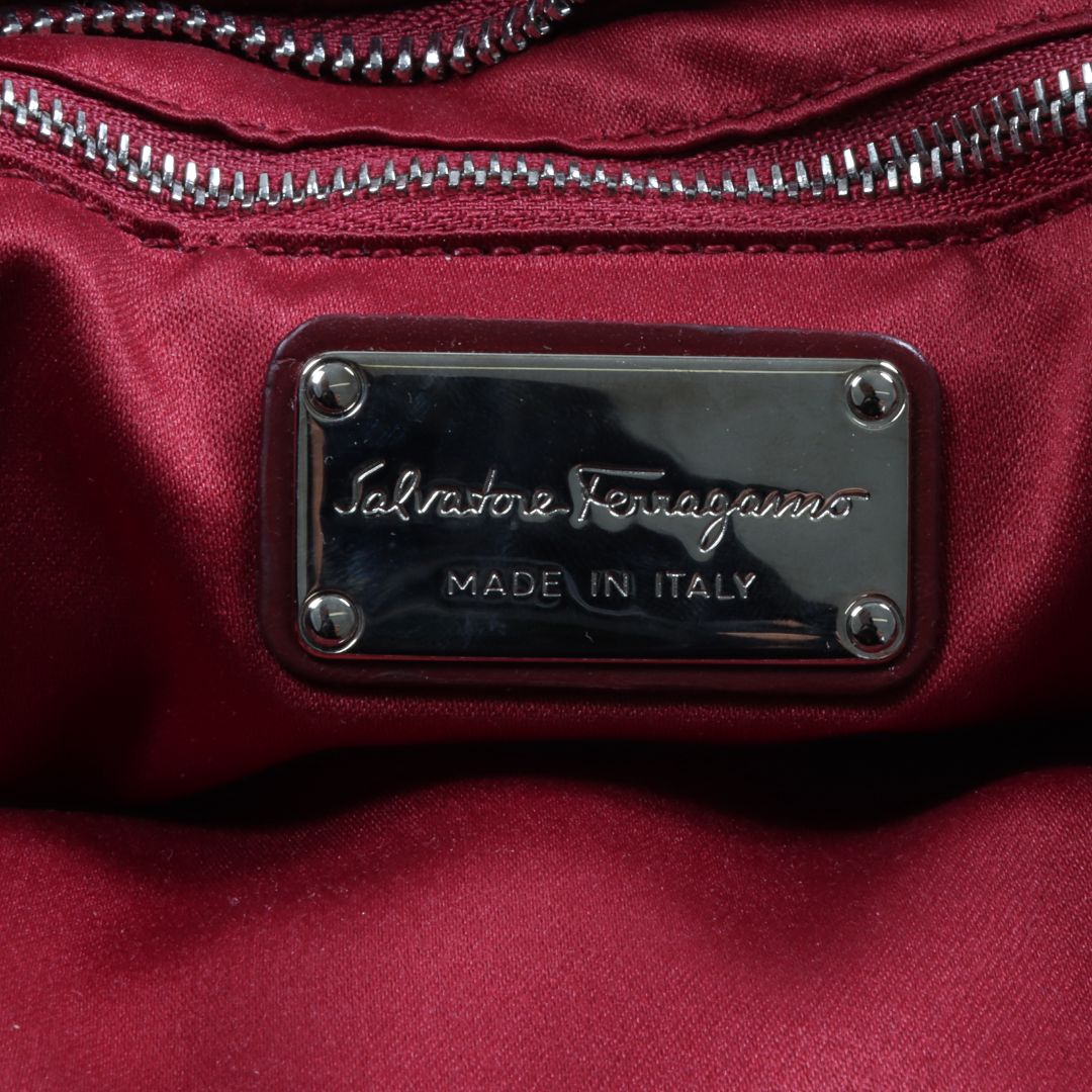 Salvatore Ferragamo Vara Leather Tote