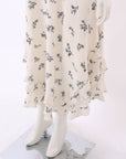 Zimmermann Silk Floral Frill Dress Size 1