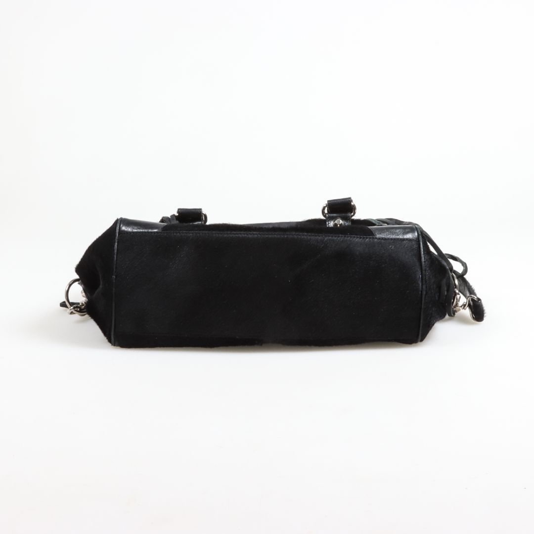 Balenciaga Pony Hair City 2 Way Bag