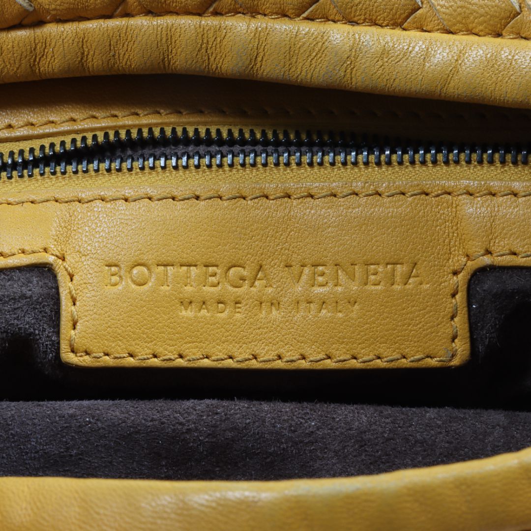 Bottega Veneta Leather Intrecciato Woven Hobo Bag Size Large