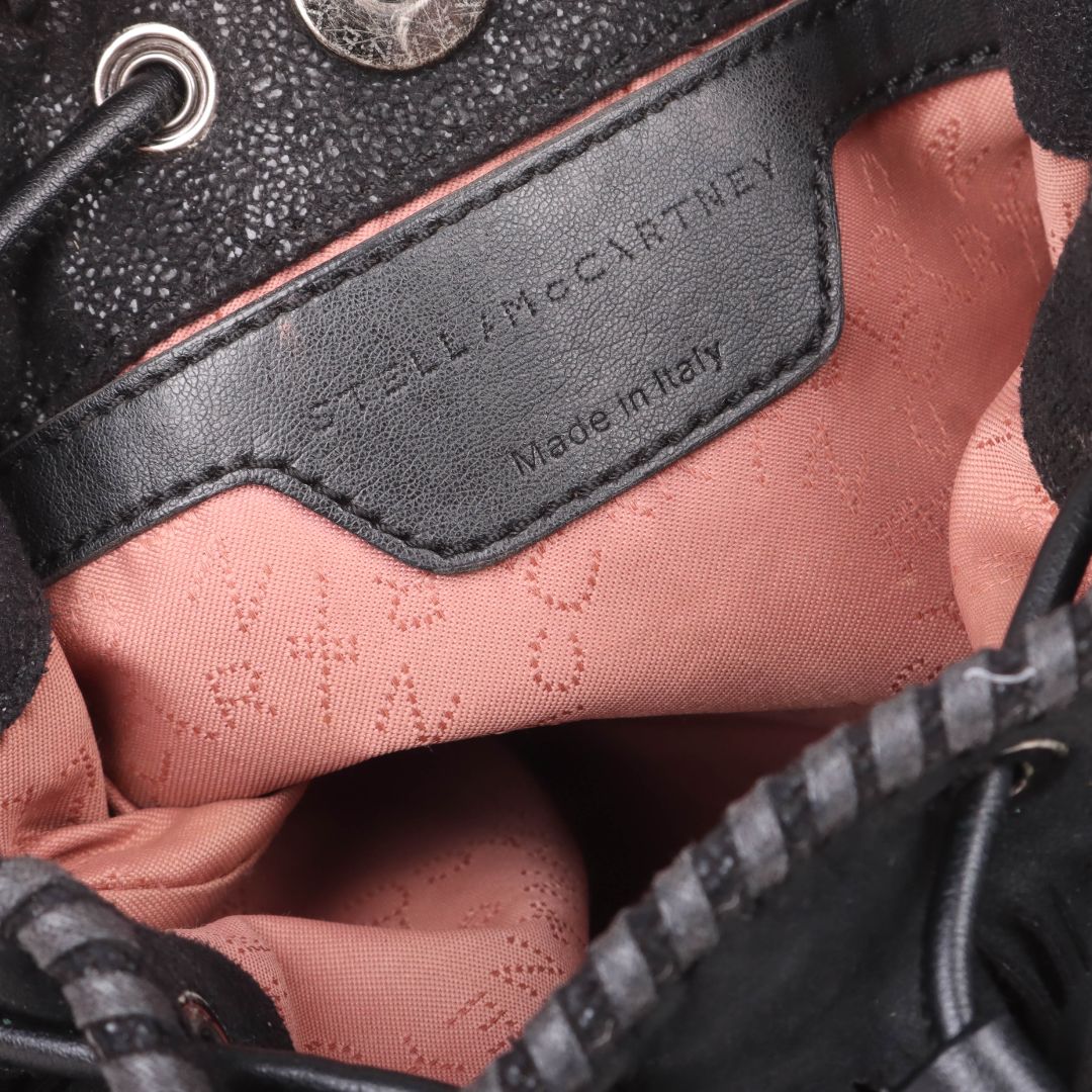 Stella McCartney Falabella Small Fringe Bead Bucket Bag