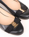 Salvatore Ferragamo Leather Vara Bow Flats Size 9.5