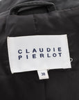 Claudie Pierlot Leather Biker Jacket Size FR 38 | AU 10