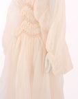 Zimmermann 'Illuminate' Macrame Silk Gown Size 0
