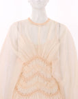 Zimmermann 'Illuminate' Macrame Silk Gown Size 0