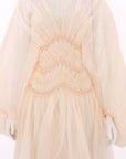 Zimmermann 'Illuminate' Macrame Silk Gown Size 0