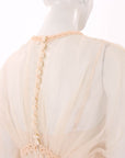 Zimmermann 'Illuminate' Macrame Silk Gown Size 0