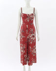 Zimmermann 'Juno' Floral Linen Jumpsuit Size 2