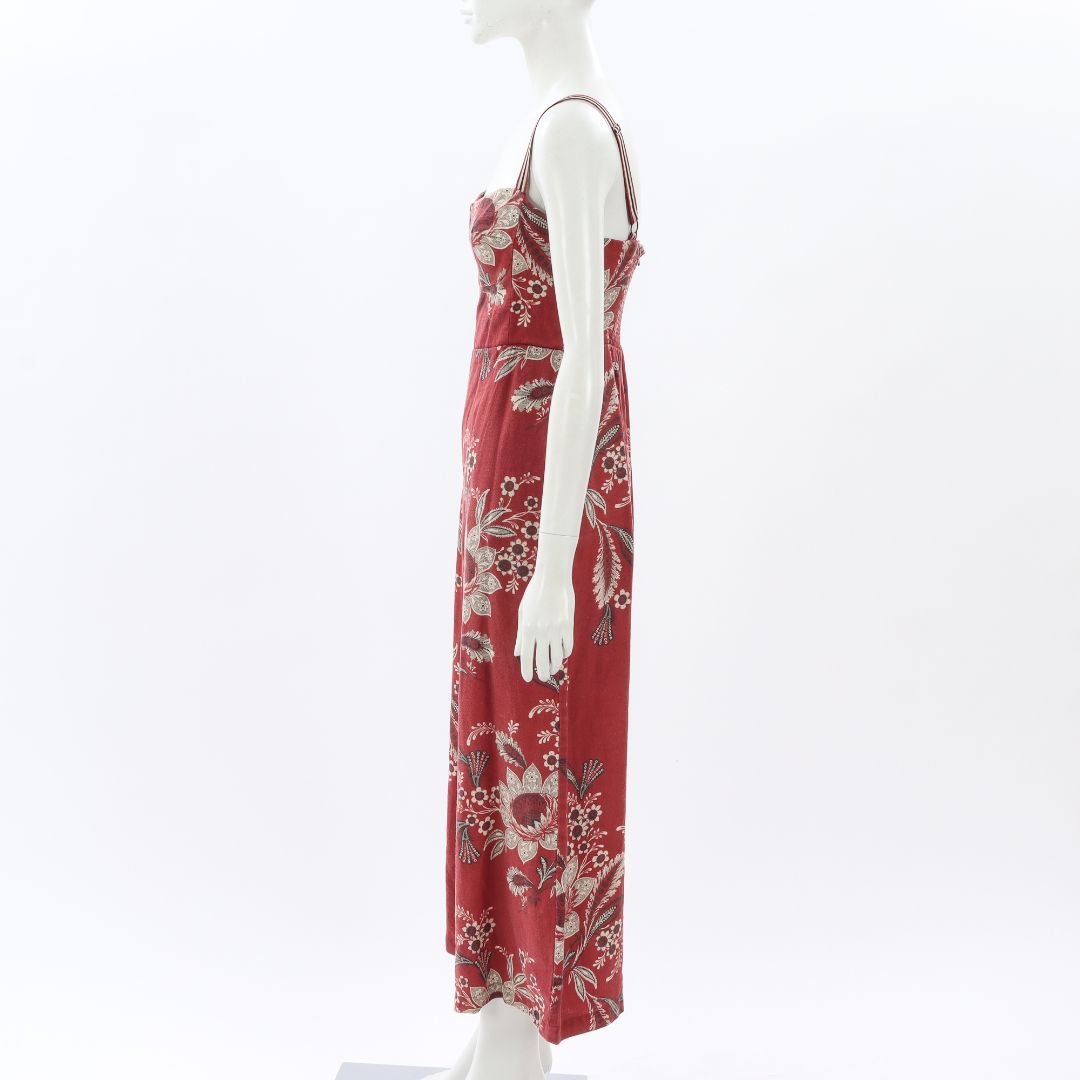 Zimmermann &#39;Juno&#39; Floral Linen Jumpsuit Size 2