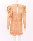 Sabina Musayev 'Myra' Pleated Mini Dress Size Large