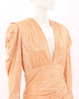 Sabina Musayev 'Myra' Pleated Mini Dress Size Large