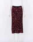Rebecca Taylor Sequined Pencil Skirt Size L