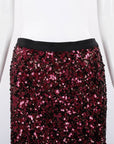 Rebecca Taylor Sequined Pencil Skirt Size L