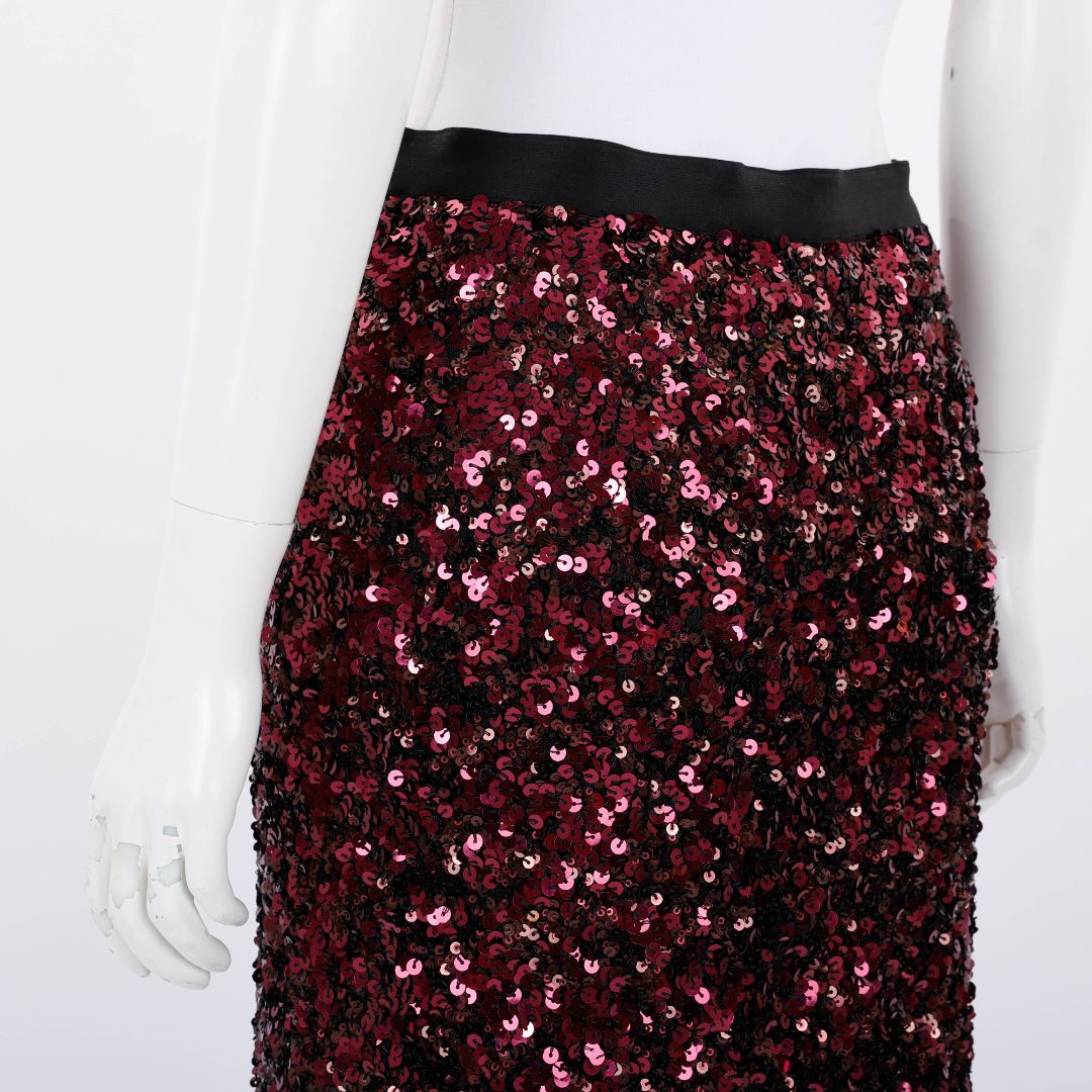 Rebecca Taylor Sequined Pencil Skirt Size L