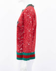 Gucci L'Aveugle Par Amour Graphic Lace Sweater Size M