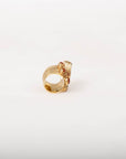 Yves Saint Laurent Arty Oval Ring Size 6