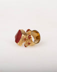Yves Saint Laurent Arty Oval Ring Size 6