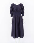 Zimmermann Cotton Shirred Midi Dress Size 3