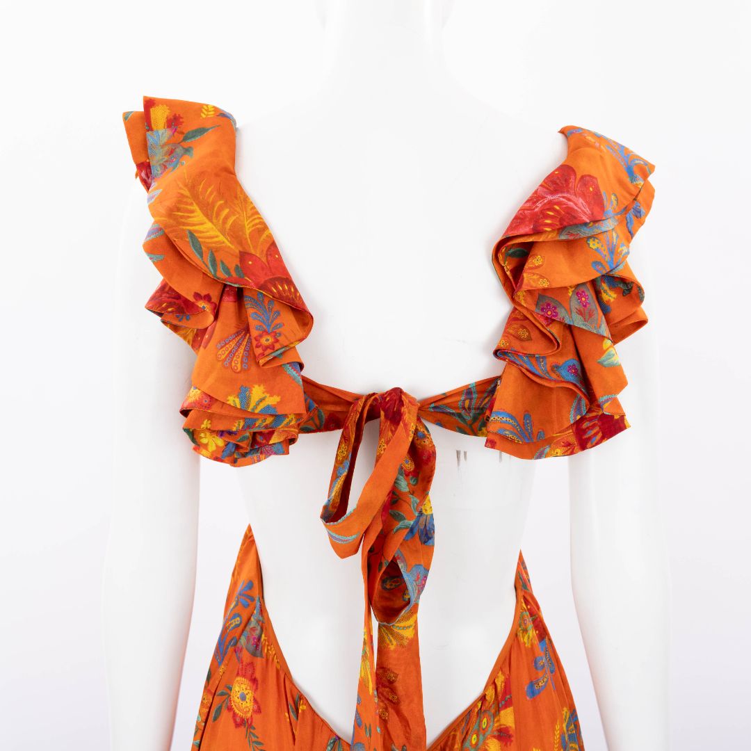 Zimmermann &#39;Ginger&#39; Frill Midi Dress Size 2