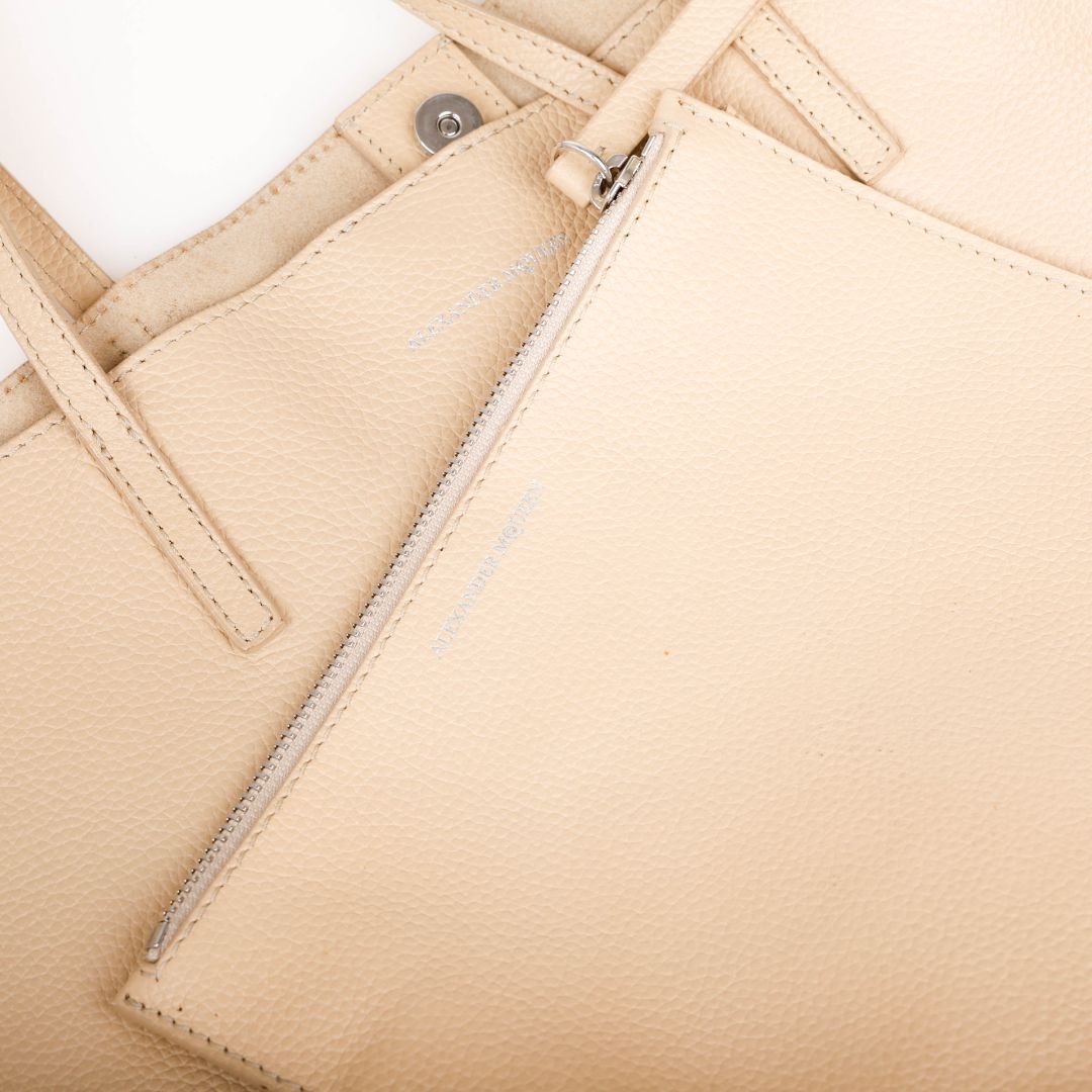 Alexander McQueen Leather Skull Tote Bag