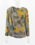Dries Van Noten Printed Long Sleeve Top Size 38 | AU 10