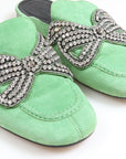 Isabel Marant Velvet 'Follan' Embellished Loafers Size 37
