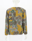 Dries Van Noten Printed Long Sleeve Top Size 38 | AU 10